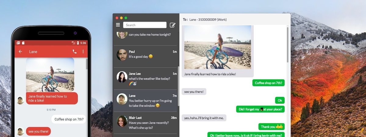 Did you know you can send and receive Android text messages on Mac and Windows PCs? It is possible with DeskSMS and here is how to do it!