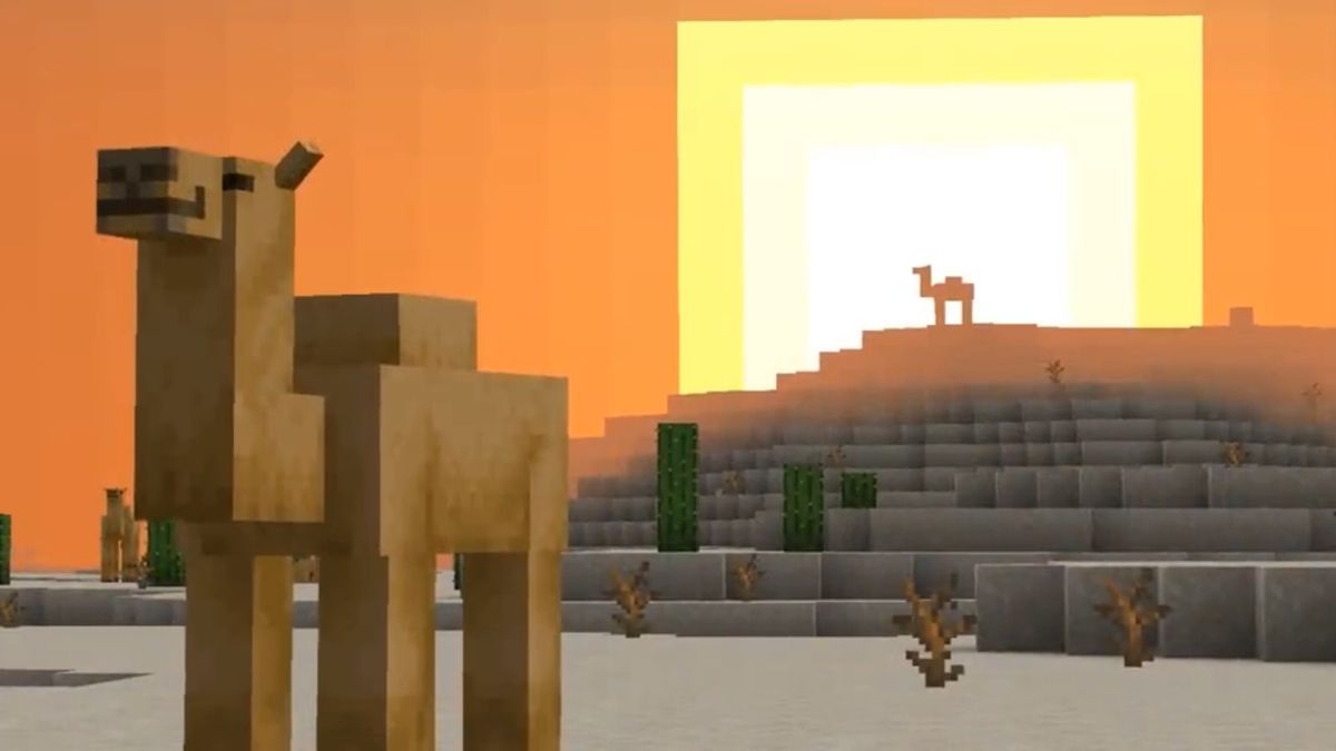 What do camels eat in Minecraft
