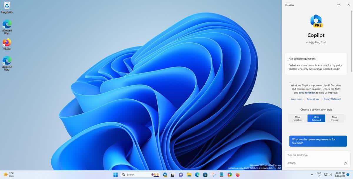 Windows 11 Copilot Preview is available for all users