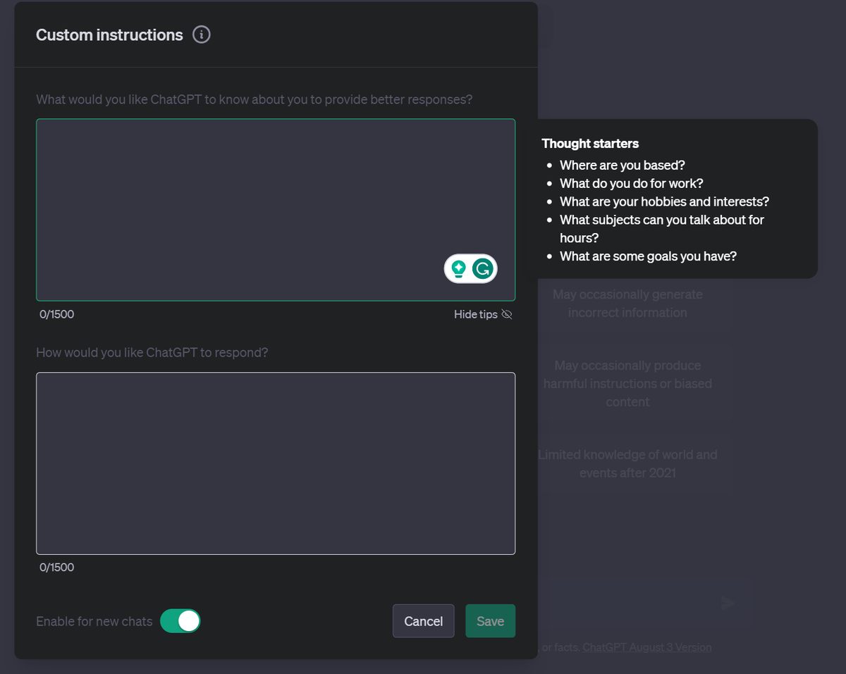 With this article, you can learn how to use ChatGPT Custom Instructions effectively with the best ChatGPT Custom Instructions examples