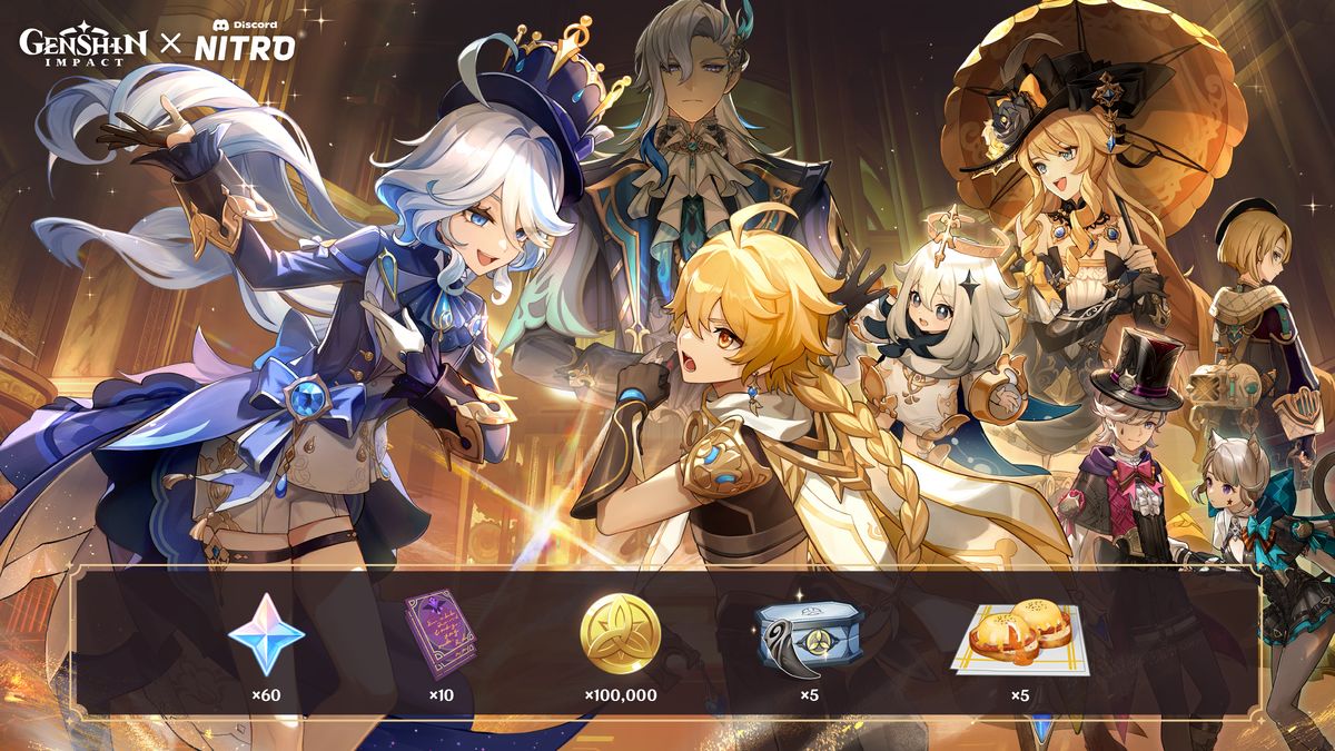Gensin Impact free Discord Nitro