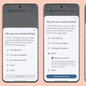 Google Messages introduces 'Unsubscribe' button to combat spam