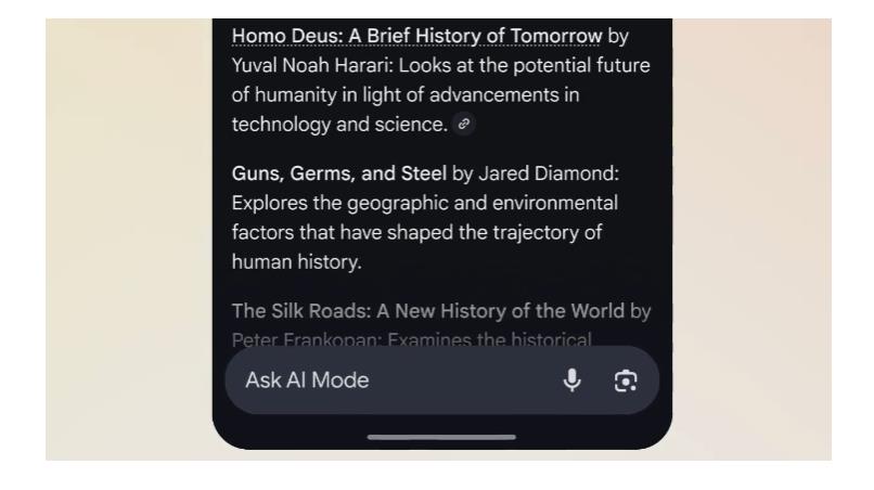 Google Search AI Mode