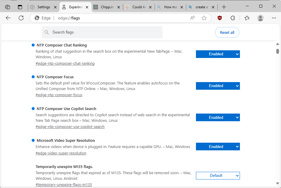 Edge New Tab Page Ai