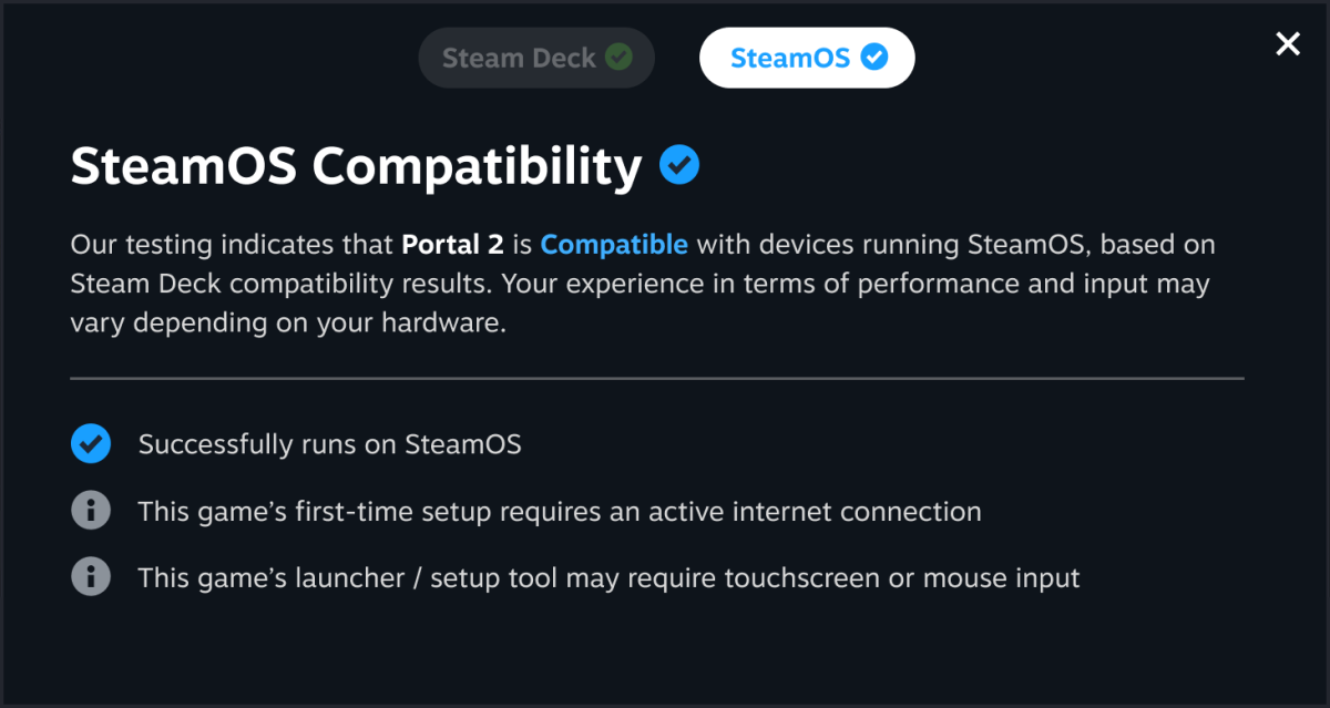 Valve announces SteamOS compatibility ratings for third-party devices